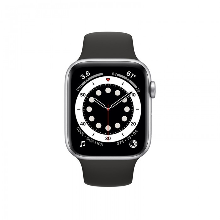 ساعت هوشمند اپل واچ سری 6 دارای فریم آلومینیومی و بند سیلیکونی است که کاربردهای ورزشی و پزشکی مختلفی را ارائه کرده است.