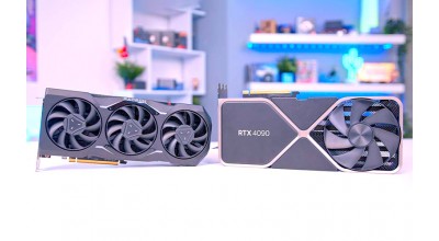کارت گرافیک AMD RX 7900 XTX نسبت به انویدیا RTX 4090 ده درصد ضعیف تر است اما قیمت ارزان تری دارد