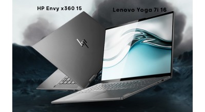 HP Envy x360 15 در مقابل Lenovo Yoga 7i 16 (Gen 7): دو لپ‌ تاپ تبدیل ‌پذیر عالی
