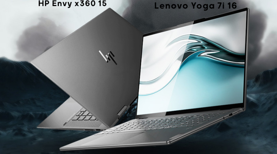 HP Envy x360 15 در مقابل Lenovo Yoga 7i 16 (Gen 7): دو لپ تاپ تبدیل پذیر عالی HP Envy x360 15 در مقابل Lenovo Yoga 7i 16 (Gen 7): دو لپ تاپ تبدیل پذیر عالی