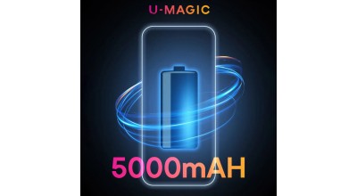 گوشی U-Magic 50 5G از باتری 5000mAh و اسپیکر استریو دوگانه بهره می برد