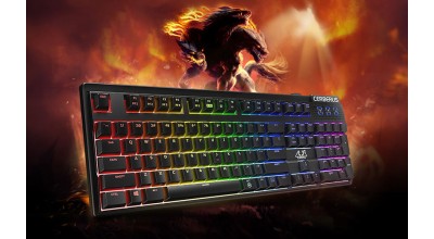کیبورد گیمینگ Cerberus Mech RGB ایسوس، از پرچمداران سری کیبوردهای Cerberus