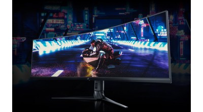 غوطه ور در بازی با مانیتور گیمینگ منحنی ASUS XG49VQ
