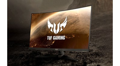 تماشای همه جانبه محتوا با مانیتور گیمینگ منحنی ASUS TUF Gaming VG27VH1B