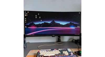 گیمینگ و استریم حرفه ای با مانیتور خمیده BenQ EX3501R