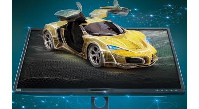 تماشای جلوه های بصری چشم نواز با مانیتور PD3200U بنکیو!