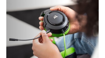 بررسی هدست گیمینگ Corsair HS35 Stereo Green