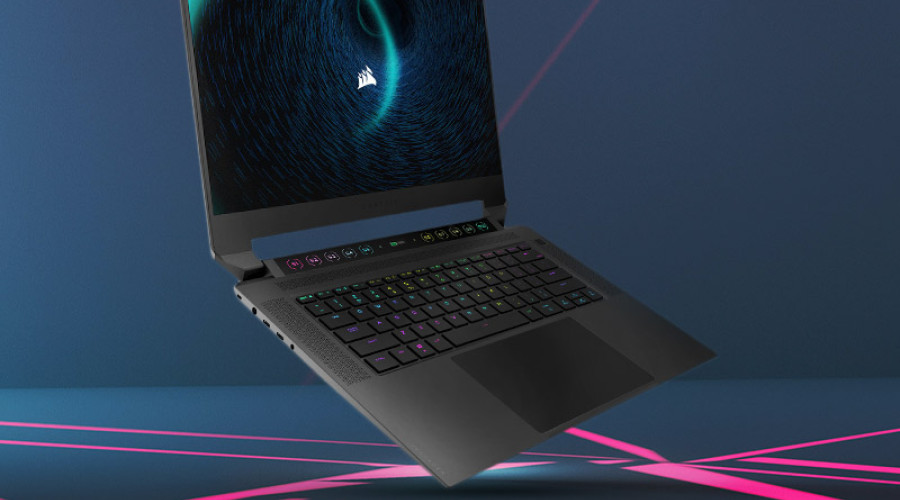 لپ تاپ جدید Corsair Voyager a1600 به کلیدهای قابل برنامه ریزی با طراحی خاص بر روی کیبورد خود مجهز است لپ تاپ جدید Corsair Voyager a1600 به کلیدهای قابل برنامه ریزی با طراحی خاص بر روی کیبورد خود مجهز است