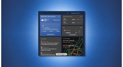 تسک بار ویندوز 10 خود را با اضافه کردن بخش آب و هوا، اخبار و... به روزتر کنید!