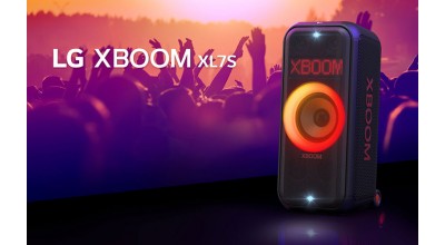 اسپیکر پرتابل ال جی XBOOM با طراحی ال ای دی نوستالژیک رونمایی شد