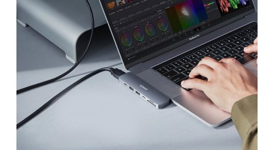 هاب USB-C جدید انکر 547 برای استفاده در کنار مک بوک های جدید بهینه سازی شده است