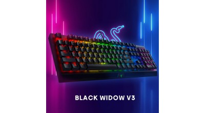 با کیبورد گیمینگ BlackWidow V3 Green Switch حرفه ای بازی کنید!