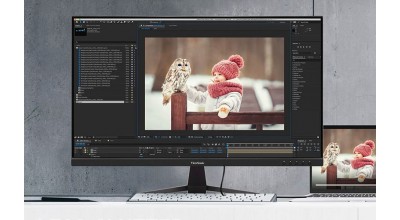 مانیتور ویوسونیک VX3267U به پنل 4K IPS و پورت USB-C PD با توان 65 وات مجهز است