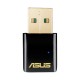 دانگل وایرلس دو باند ایسوس USB-AC51 AC600 کیفیت ساخت بالایی دارد و دارای یک نشانگر LED جهت اطلاع وضعیت اتصال وایرلس است.