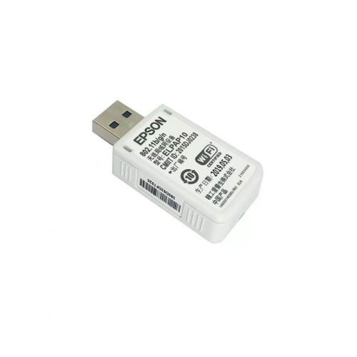 دانگل وایرلس اپسون Epson ELPAP10 دانگل وایرلس اپسون ELPAP10 دارای وزن 20 گرم و ابعاد کوچکی است و می توانید آن را در جیب لباستان قرار دهید.