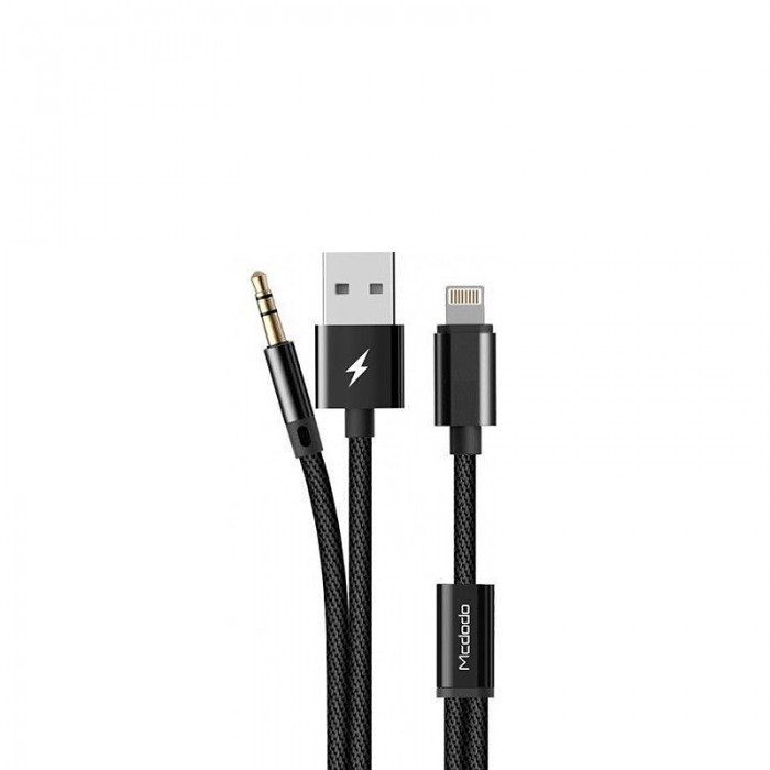 کابل تبدیل لایتنینگ به USB/AUX مک دودو Mcdodo CA-3461 طول 1.2 متر