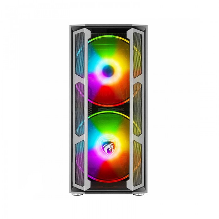 کیس کامپیوتر گرین Griffin G6 طراحی زیبایی دارد و پنل کناری آن از شیشه حرارت دیده دودی ساخته شده است.