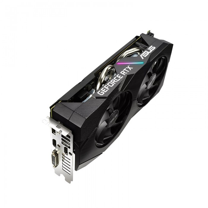 کارت گرافیک ایسوس Dual GeForce RTX 2060 EVO OC 12GB توانایی ارائه خروجی تصویر برای 4 مانیتور را دارد.