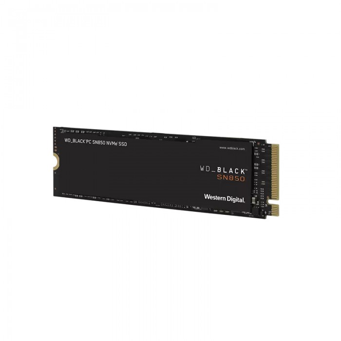 هارد اس اس دی وسترن دیجیتال Black SN850 دارای هیت سینک جهت کنترل دما در حد استاندارد است و دارای رابط اتصال PCIe NVMe است.