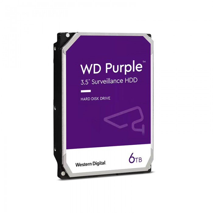 هارددیسک اینترنال Western Digital Purple 6TB طول عمر بالایی دارد و مناسب برای استفاده در سیستم های نظارتی DVR و NVR است.