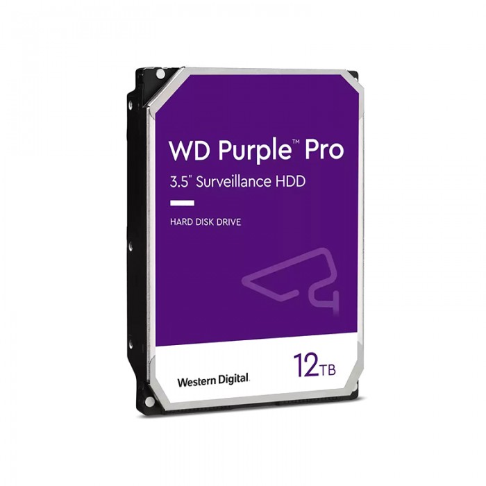 هارد دیسک اینترنال وسترن دیجیتال Purple Pro 12TB WD121PURP با فرم فاکتور 3.5 اینچ طراحی شده است.