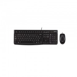 کیبورد و ماوس با سیم لاجیتک Logitech MK120