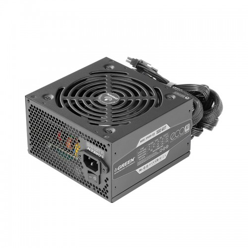 پاور کامپیوتر گرین Green GP500A-ECO Rev3.1 پاور کامپیوتر گرین مدل GP500A-ECO یک فن 120 میلی متری کم صدا دارد و در اغلب کیس های استاندارد قابل نصب است.