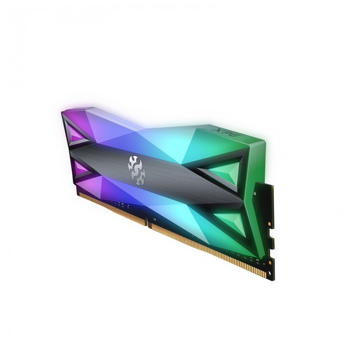 رم DDR4 ای دیتا XPG Spectrix D60G RGB 8GB 4133MHz CL19 برای استفاده در کامپیوترهای گیمینگ رومیزی طراحی شده است.