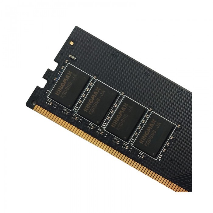 مموری کامپیوتر کینگ مکس DDR4 8GB 2400MHz از یک ماژول UDIMM با 288 پین تشکیل شده و به صورت تک کاناله عمل می کند.