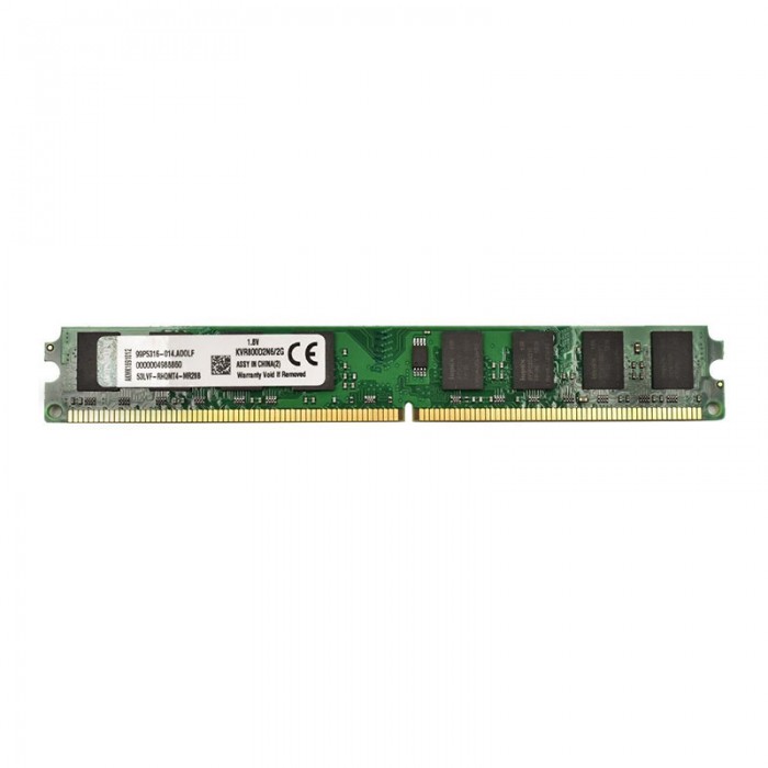 رم کینگستون Kingston DDR2 2GB 800MHz از نوع دسکتاپ است و در قالب یک ماژول ارائه شده است