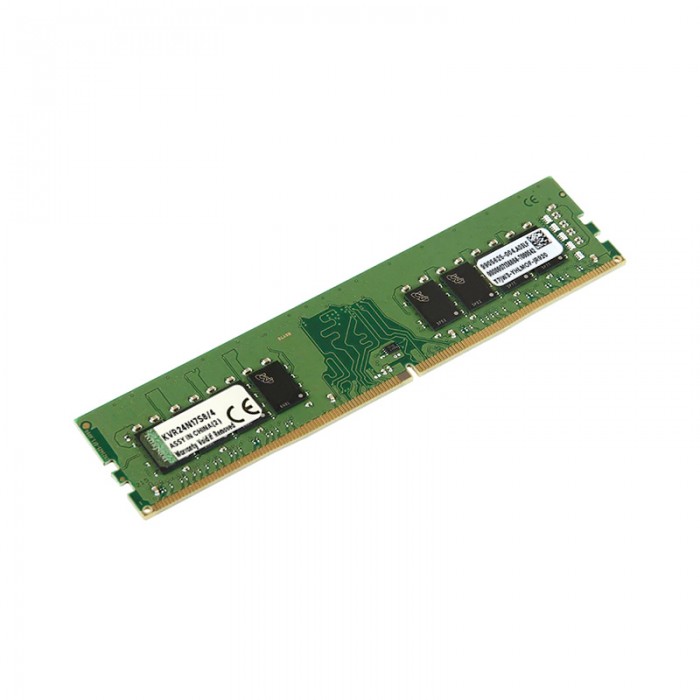 رم DDR4 کینگستون DDR4 4GB 2400MHz CL17 به صورت تک کاناله پیکربندی شده است و با اغلب مادربردها سازگار است.
