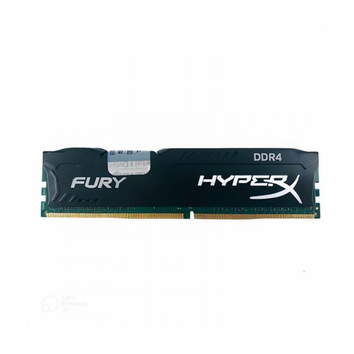 رم کینگستون HyperX Fury 16GB DDR4 2666MHz CL16 دارای ابعاد 133.35x7.08x34.04 میلی متر است و هیت سینک نامتقارنی دارد.