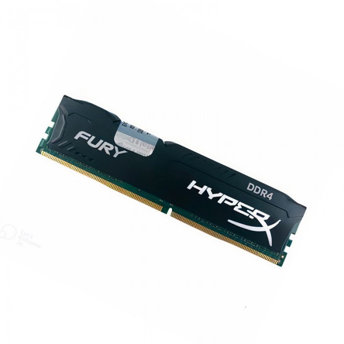 رم کینگستون HyperX Fury 16GB DDR4 2666MHz CL16 دارای ابعاد 133.35x7.08x34.04 میلی متر است و هیت سینک نامتقارنی دارد.