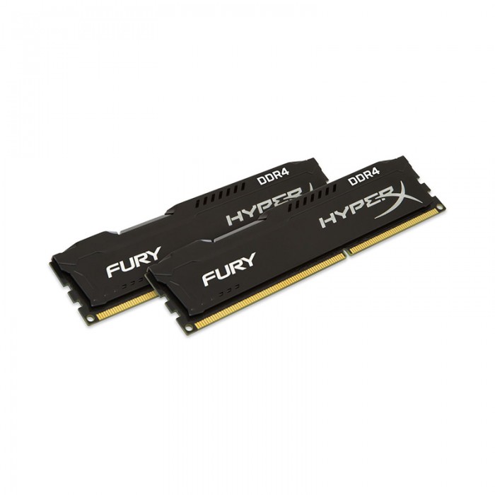 رم کینگستون HyperX Fury DDR4 8G 2400 CL15 از 1 عدد ماژول 8 گیگابایتی DRR4 بهره می برد و دارای پیکر بندی تک کاناله است.