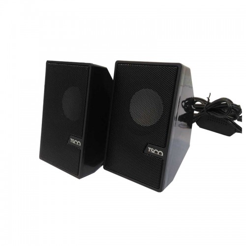اسپیکر دو تکه با سیم تسکو Tsco TS 2062 اسپیکر با سیم تسکو TS 2062 صدایی قوی و مناسب برای مصارف شخصی و خانگی ارائه می دهد.