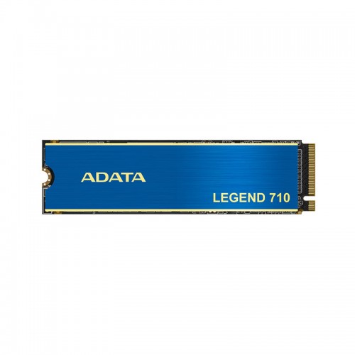 حافظه اس اس دی ای دیتا Adata Legend 710 M.2 2280 با ظرفیت 256 گیگابایت و هیت سینک آبی رنگ