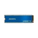 حافظه اس اس دی ای دیتا Adata Legend 710 M.2 2280 با ظرفیت 256 گیگابایت و هیت سینک آبی رنگ