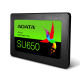 حافظه اس اس دی اینترنال ای دیتا Adata Ultimate SU650 SATA 2.5-inch 480GB اس اس دی اینترنال ای دیتا SU650 SATA 2.5-inch 480GB با فرم فاکتور 2.5 اینچ عرضه شده و دارای وزن 47.5 گرم است.