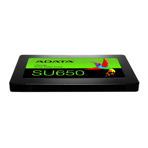 حافظه اس اس دی اینترنال ای دیتا Adata Ultimate SU650 SATA 2.5-inch 480GB اس اس دی اینترنال ای دیتا SU650 SATA 2.5-inch 480GB با فرم فاکتور 2.5 اینچ عرضه شده و دارای وزن 47.5 گرم است.