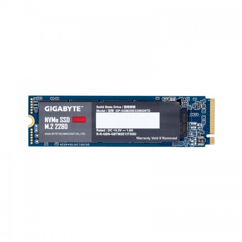 حافظه اس اس دی اینترنال گیگابایت GIGABYTE 2280 NVMe 256GB M.2 SSD