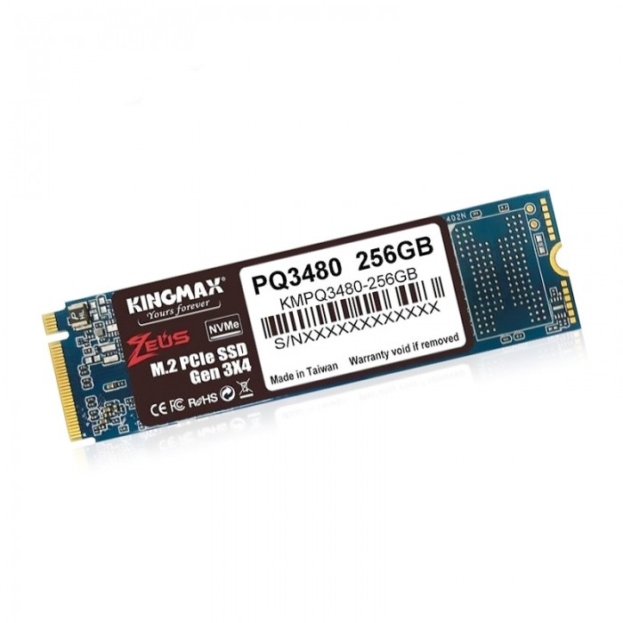 اس اس دی اینترنال کینگ مکس PQ3480 NVMe M.2 256GB از رابط پر سرعت PCIe NVMe پشتیبانی می کند و میانگین عمر بالایی دارند. 