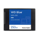 حافظه اس اس دی WD Blue 3D NAND SATA SSD 250GB با فرم فاکتور 2.5 اینچ عرضه شده و دارای میانگین عمر 1.75 میلیون ساعت است.