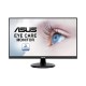 مانیتور ایسوس Asus VA24DQ مانیتور 24 اینچ ایسوس Asus VA24DQ دارای رنگ مشکی و قاب های باریک است و بر روی صفحه آن چشم انسان با عبارت Eye Care دیده می شود
