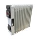 شوفاژ برقی خانگی 12 پره آدیسان دمای محیط را بین 18 تا 31 درجه سانتی گراد تنظیم می کند.