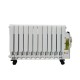 رادیاتور برقی پارس رادیاتور 1500 وات دارای بدنه با استحکام بالایی است و هوای گرم را به محیط به خوبی انتقال می دهد.