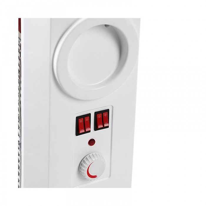 بخاری برقی برفاب مدل QH-2200 با تولید گرما ردر دو جهت بالا و رو به رو باعث گرم شدن محیط مورد نظر شما می شود.