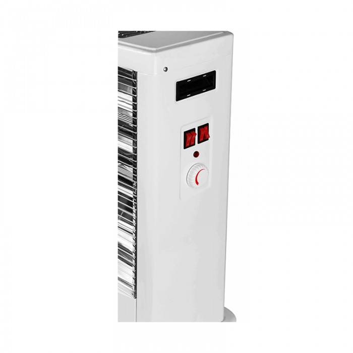 دستگاه بخاری برقی برفاب QH-2800 برای محیط های سربسته مانند اداره، خانه و مغازه مناسب است.