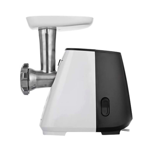 چرخ گوشت فیلیپس Philips HR2713 چرخ گوشت فیلیپس HR2713 امکاناتی مانند رنده کردن سبزیجات، سوسیس ساز و کبه ساز دارد.