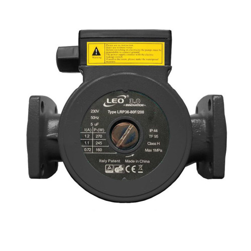 پمپ سیرکولاتور لئو مدل LRP36-80F/200 پمپ سیرکولاتور لئو LRP36-80F/200 نصب و راه اندازی آسانی دارد و به پروانه پلاستیکی مجهز است.