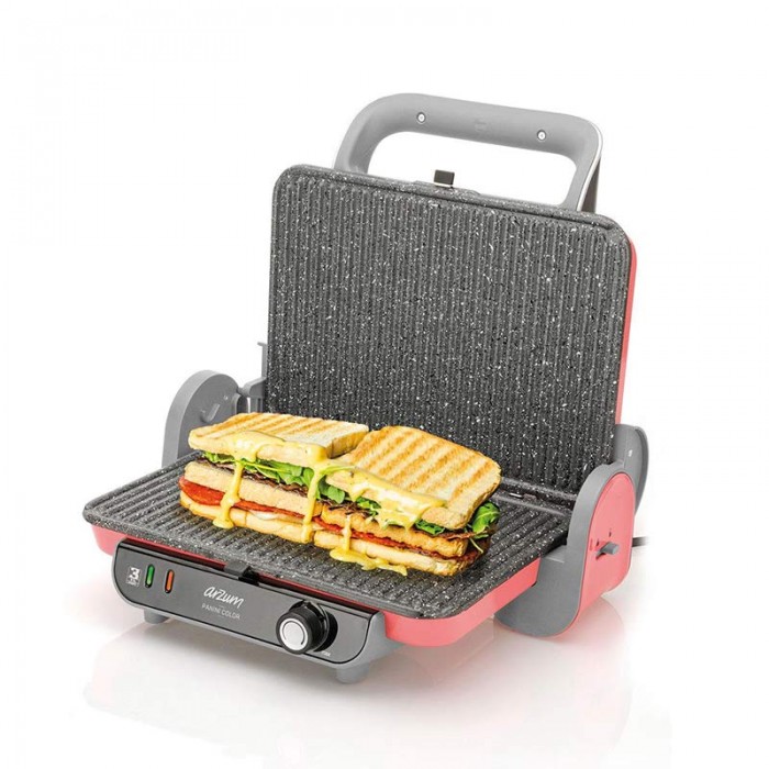 ساندویچ ساز آرزوم AR2013 در هر وعده استفاده 6 ساندویچ را به شما تحویل دهد و ظاهر جمع و جوری دارد.